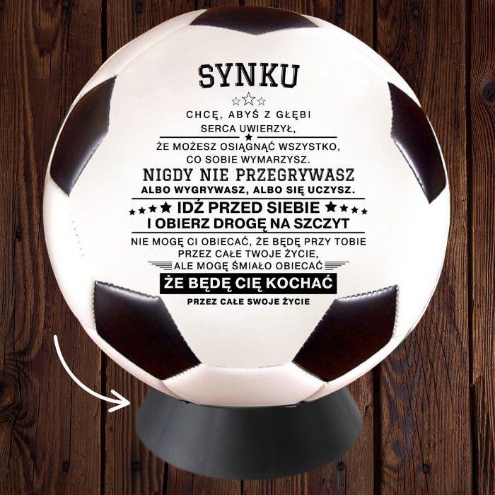 Stojak ekspozycyjny na piłkę